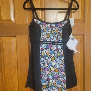 Black A Shore Fit  Bathing Suit Size 16W  NWT